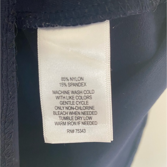 Cynthia Rowley mock neck mini dress, size 10, navy - Picture 4 of 6